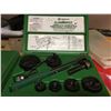 Image 2 : GROUP OF GREENLEE TOOLS (660 QUICK CHANGE CARBIDE CUTTER KIT, HOLE SAW KIT, KNOCK OUT PUNCH SET