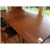 Image 2 : WOOD TABLE (6' X 42") WITH 4 CHAIRS - CHEMAINUS LOCATION