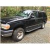 Image 1 : 1999 FORD EXPLORER XLT 4-DOOR SUV V8 - BLACK VIN # 1FMZU34E5XZB54854 ODO READS 265632KM -