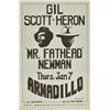 Image 1 : AWHQ Gil Scott-Heron Poster by Cliff Carter