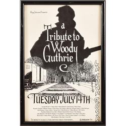 Woody Guthrie Tribute, La Zona Rosa Poster