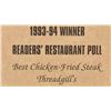 Image 2 : Threadgill's Austin Chronicle 1993-94 Awards