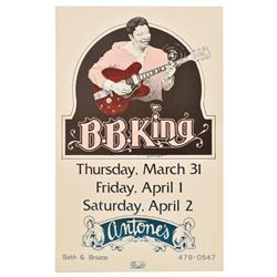 B.B. King Antone's Poster Danny Garrett