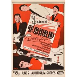 Auditorium Shores 4th T-Bird River Fest Poster