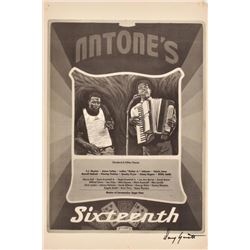 Antone's 16th Anniversary Poster by Danny Garrett