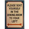 Image 1 : Threadgill's Please Seat Yourself Wooden Sign