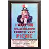 Image 1 : Willie Nelson's 1984 4th of July Picnic Poster