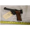 Image 2 : High Standard 107 Military SA 22 LR,  Hand Gun 1 Clip S#2316333 BL-5 1/2", Glue residue On Grips & G
