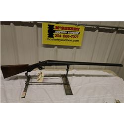Fred Williams DB, HB, 12 GA, BL-30" S#105329, Steel Barrels, Left Lock Plate Miss-Matched, Missing  