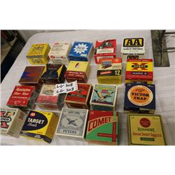 20 Shotgun Ammo Boxes Only - NO AMMO Peters, Monark, Geveld , American Eagle Plus More