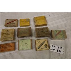 10 Old Ammo Boxes- Rifle-NO AMMO