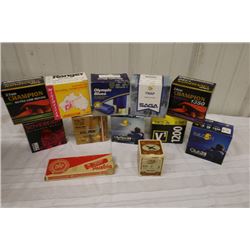 12 Shotgun Ammo Boxes - NO AMMO Vintage & Modern