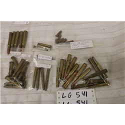 Ammo- 5) 7 x65, 3) 25-20, 6) 32 RF, 8) 32-40 4) 25-25, 5) 6MM, 1) 8MM, 1) 6.5x 55, 1) 6.5 x 54