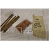 Image 1 : CIL Shot Bag, Brite Bore Barrel Cleaning Rod, Old Shot Gun Shells (Shot Off)