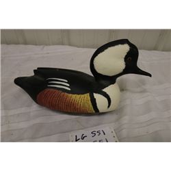 Wooden Carved Decoy- T Walker 1986