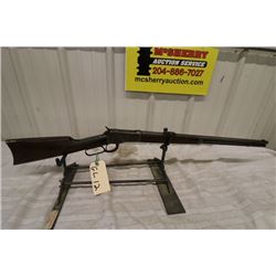 WInchester Mdl 1892 Rifle, LA 38 WCF BL=24" Tube Magazine, Crescent Butt Plate, S#289006 Made in 180