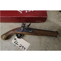 Miroku Kentucky Pistol 105 Deluxe 69 Cal SS Flint Lock  BL= 229mm w Box S# 989