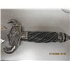 Image 2 : New Decorative (Sharp) 12" Knife w Leather Sheath- Heavy Handle w Dragon Design
