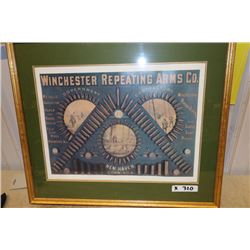 Winchester Framed Picture 24" x 27"