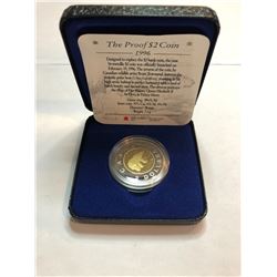 1996 2 Dollar Canadian Coin 2000 5 Cent Canadian Coin 2003 Special Edition Proof Silver Dollar