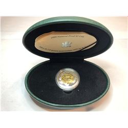 1999 nunavut proof 2 dollar coin, edmonton first and third proof set