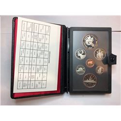 1983 royal canadian mint double dollar set/2002 specimen set