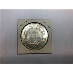 1913 French Indochina 1 Piastre