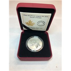 2015 Royal Canadian Mint $10 Fine Silver Coin