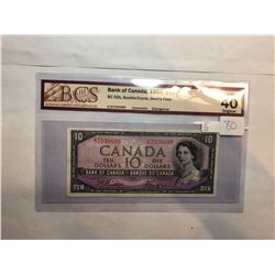 1954 Canadian Devil's Face $10 Bill