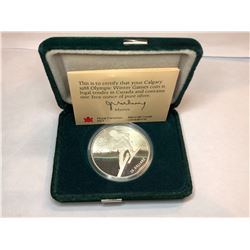 1985 & 1986 Royal Canadian Mint Calgary Winter Olympics Sterling Silver Coin Sets