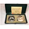 Image 2 : 1985 & 1986 Royal Canadian Mint Calgary Winter Olympics Sterling Silver Coin Sets