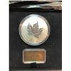 Image 1 : 1998 Royal Canadian Mint $50 Fine Silver Coin and Sterling Silver Plaque