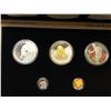 Image 2 : 2014 Royal Canadian Mint 5 Coin Gold, Platinum, and Fine Silver Set