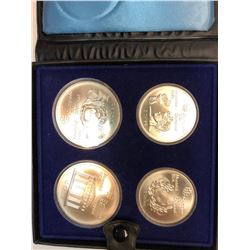 1978 Montreal Olympics Silver Coin Set