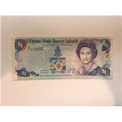 2003 Cayman Islands $1 Bill