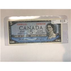 1954 Bank of Canada Devils Face $5 Bill