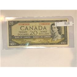 1954 Bank of Canada $20 Bill