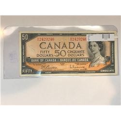 1954 Bank of Canada $50 Bill