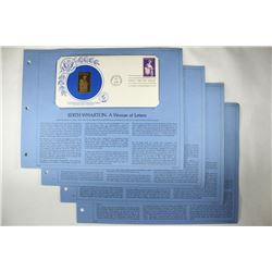 4 ASSORTED 1ST DAY ISSUE ENVELOPES WITH STAMPS