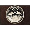 Image 1 : 1972 BAHAMAS $2 SILVER PROOF .8862 OZ. ASW