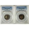 Image 1 : 2 PCGS SLABS BOTH 1976-S WASHINGTON SILVER 1/4'S