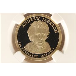 2008-S ANDREW JACKSON PRESIDENTIAL DOLLAR NGC