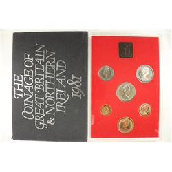 1981 GREAT BRITAIN AND NORTHERN IRELAND PROOF SET