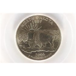 2006-D NORTH DAKOTA QUARTER PCGS MS68