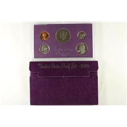 1985 US PROOF SET (WITH BOX)