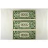 Image 2 : 3 PIECES OF 1935-A $1 SILVER CERTIFICATES