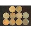 Image 1 : 10 ASSORTED 1900-1920 CANADA LARGE CENTS