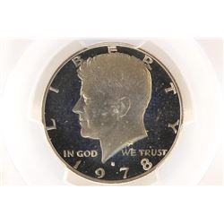 1978-S KENNEDY HALF DOLLAR PCGS PR69 DCAM