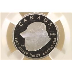 2004 CANADA ARCTIC FOX SILVER $2 NGC PF69 ULTRA