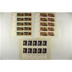 3-US POSTAGE BLOCKS OF 10 CENT STAMPS 30 STAMPS